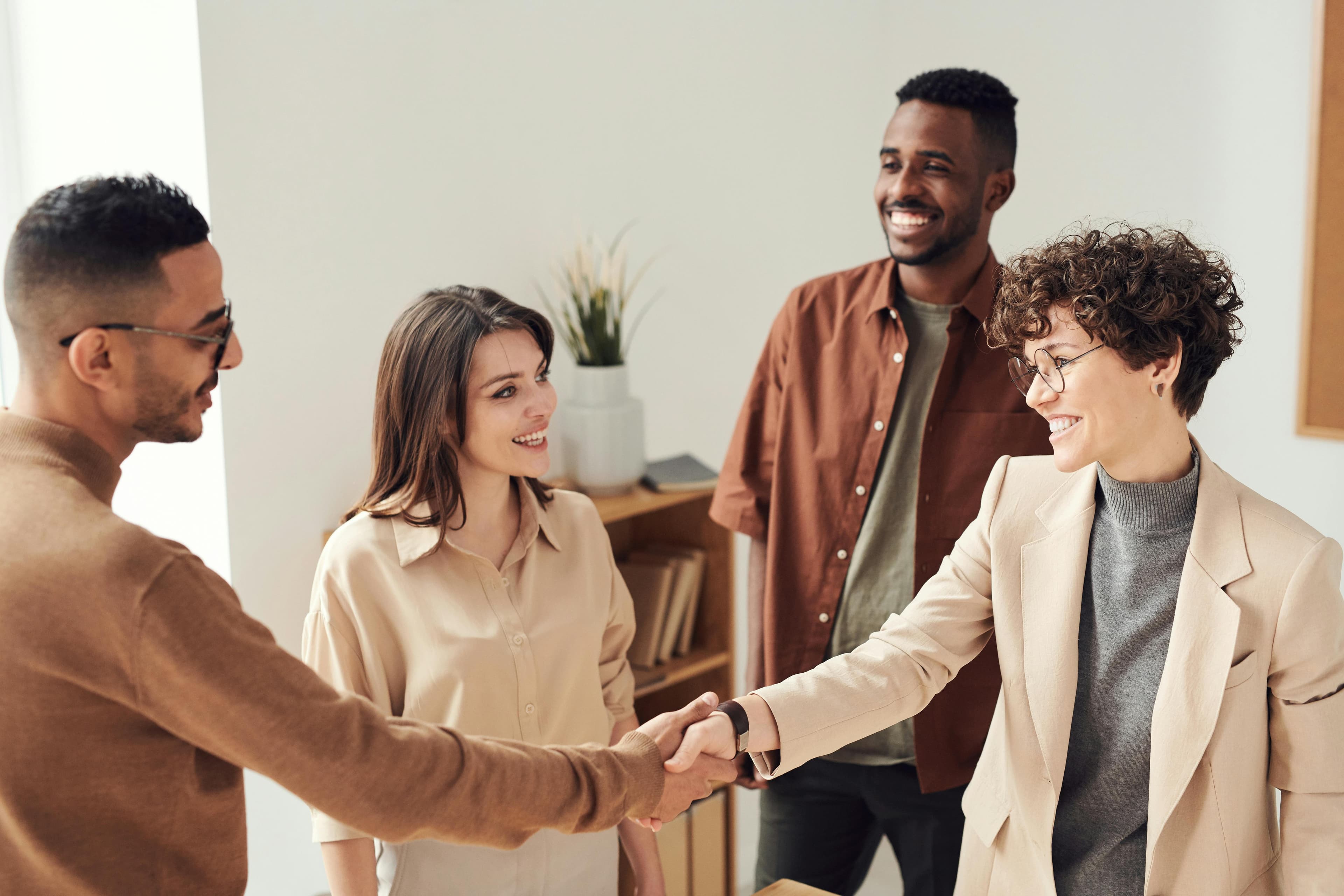 Diverse team of financial professionals